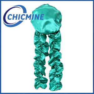 Chicmine 2pcs No Heat Hair Curling Cap for Women Overnight Sleeping Hair Curler Bonnet Breathable Hair Curls Roller Hat for Medium Long Hair