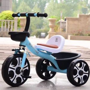 [Freeship] Xe đạp 3 bánh ghế da cho bé từ 2 đến 6 tuổi có giỏ và hộp đựng đồ  bảo hành 6 tháng