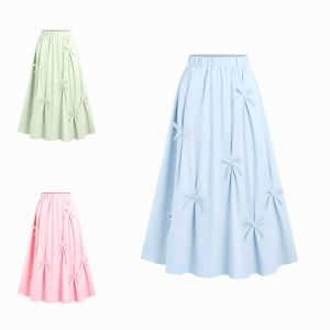 Summer Beach Casual  Boho Ribbon  Midi Skirt    xs to large classy and elegant timeless classic  timeless piece casual office or party classic piece super kapal ng tela hindi kayo magsisi our aim is to produce quality clothes premium fabric excellent qu