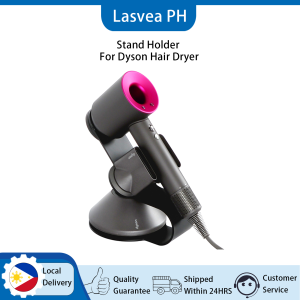 Lasvea Hair Dryer Stand Storage Braket  for Dyson Supersonic Hair Dryer&AccessoriesAluminum Alloy Power Plug Holder with MagneticBathroom Organizer for Dyson Supersonic hairdryer Care Tools