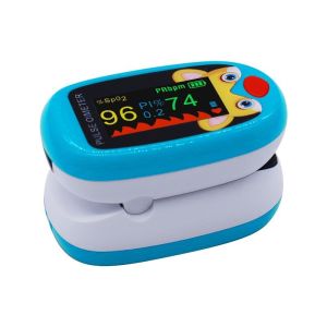 เด็กทารกเด็ก Pulse Oximeter Fingertrip Mini SpO2 Monitor USB ชาร์จเลือดออกซิเจน Monitor Pulse Rate Measuring Gauge อุปกร