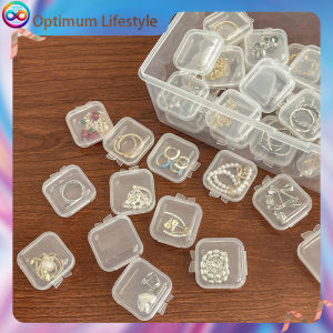 New Transparent Jewelry Organizer Box - Portable Mini Storage Case for Earrings Necklaces & Accessories