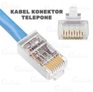 KONEKTOR TELFON RJ11 KONEKTOR PIN RJ45 LAN MODEL E1036 PIN KONEKTOR TELEPON KABEL LAN