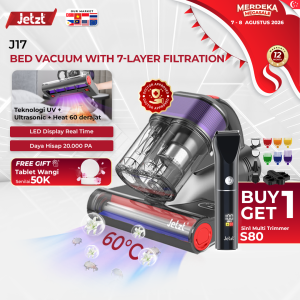 JETZT J17 Ultrasonic UV Anti-mite Bed Vacuum Cleaner Sterilization Mattress Sofa Penyedot Debu Dust Mite Vacum Debu Tungau