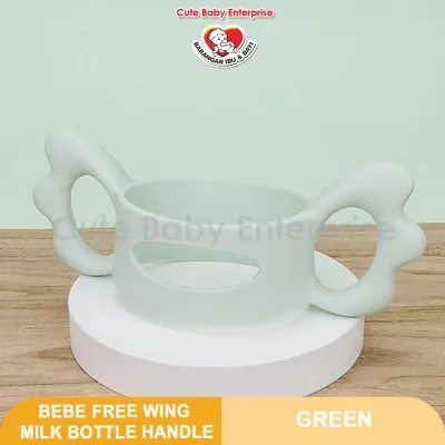 Silicone Wing Handle Holder suitable for Hegen Wide Neck/Bore Baby Bottle up to 6cm Pemegang Silikon Bottle Susu