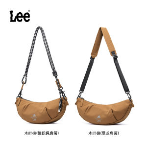 LEE 2 trong 1 túi đeo chéo nhỏ Túi đeo chéo cho đi bộ đường dài cho nữ Nhật Bản Trọng lượng nhẹ điện thoại nhỏ túi có khóa kéo túi đeo vai nữ chống thấm nước cho ngoài trời thường ngày đi lại