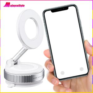 【NEW】 Universal Magnetic Car Phone Holder with Vacuum Base 360 Degree Rotation for Easy Access and Safety