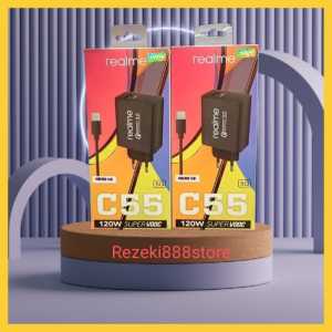 Charger for Realme C55 5G Full Black 120W Super Vooc Quick Charge3.0 Support Fast Charging