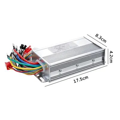 🔧Universal E-Bike Brushless Motor Controller 1000W Wide Voltage 48V-64V Aluminum Heat Dissipation Shell Color Coded Wiring Multi-function for Electric Motorcycle Repair & Upgrade