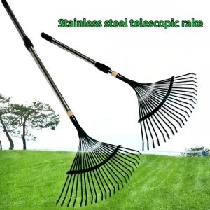 Outdoor 22 Tooth Grass Rake Head Garden Tool Garden Leaf Rake Cleaning Tool Portable Cleaning Tool for Agriculture
