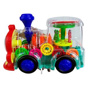 รถไฟ รถไฟโทมัส รถไฟใส่ถ่าน หัวรถไฟใส่ถ่าน มีไฟมีเสียงวิ่งชนถอย ขนาดสินค้า 10x20x13 cm ใช้ถ่าน AA 3 ก้อน