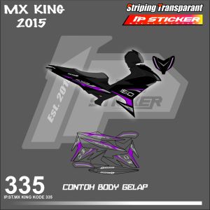 MX KING 2015 (COD) STIKER STRIPING MOTOR YAMAHA MX KING HOLOGRAM DAN TRANSPARAN