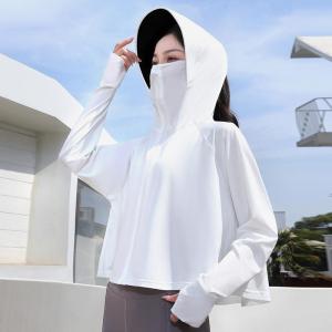 Jaket mesh hoodie pelindung UV olahraga JPS Wanita