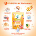 Rinso SensiFresh Detergent Cair Deterjen Wangi Segar 48 Jam Japanese Peach 360 ML. 