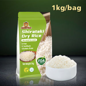shirataki rice shiratake rice 1kg/3kg shirataki dried rice konjac rice healthy low carb