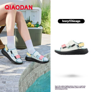 Qiaodan  WomenS Velcro Sandals Outdoor Hollow Breathable Beach Shoes  QXL102252427R