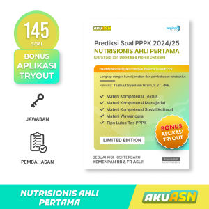 Buku AKU ASN Soal PPPK Nutrisionis Ahli Pertama 2025