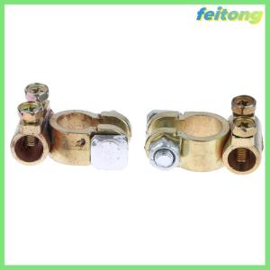 【feitong】🚕🚕【HOT SALE】 1 Pair 12V Leisure Battery Terminals Connectors Clamps Car Caravan Motorhome Quick Release Battery Terminal