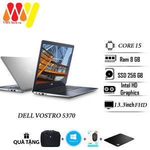 Laptop Dell Vostro 5370 màn hình Full HD giá siêu tốt Core i5 Ram 8gb ổ cứng SSD 256gb máy tính xách tay văn phòng học sinh lướt zin 99%