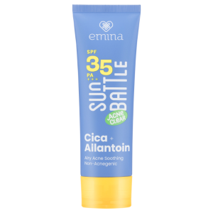 Emina Sun Battle SPF 35 PA+++ Acne Clear Cica + Allantoin Airy Acne Soothing 50 Ml