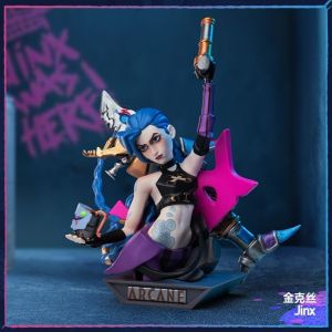 POPMART League of Legends arcane Series Figures pop mart blind action figure collection decorative gift toy doll