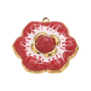 Corrosion Resistant Floral Drop Charm Component For Crafting Necklaces Bracelets Earrings
