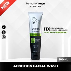 Facial Wash MS Glow for Men - MS Glow for Men - Facial Wash - Pembersih Wajah MS Glow - Membersihkan Wajah Setelah Beraktivitas - Mencerahkan Wajah - Ken Herbal