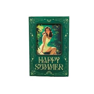 CUNXIN Writing Book Classic Beauty Notebook ic Buckle Hard Shell Three Folding Diary Book Hardcover Hollow Out Handbooks Notepad Birthday Present