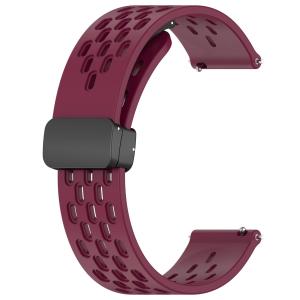Strap Fits For Xiaomi Watch 5/ S4/ Color / S3/ Watch 2 /Pro /Color Sports /S1 /Active Magnet Buckle Silicone Porous Strap 22mm