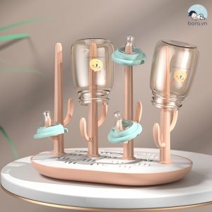 Khay úp bình sữa núm ti hình cây xương rồng siêu đẹp