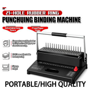 Comb Binding Machine A3/A4 Size 21 Hole Punched Sheets Binder School Office Home Binding Machine A3/A4 Heavy Duty Comb Binding Machine Ring Binding Machine Comb Binding Machine