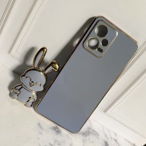 Promo Case Poco X5 5G M5s M3 Pro 5G Softcase Luxury 6D Casing Plating Free Stand Holder Tarikan Kelinci