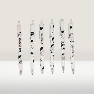 Gratis Semua - Pulpen Gel Mekanik Lucu Karakter / Set Pulpen Gel 6 Pcs / Ballpoint Mekanik Pulpen Set Isi 6 PCS / Pulpen Gel Lucu