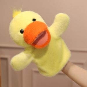 IBRATE Frog Animal Hand Puppet Duck Storytelling Stuffed Plush Shark Toys Kawaii Early Education Hand Finger Story Puppet Story Time
