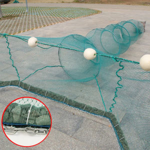 greatfunny Fishing Net Comes with Pendant Frisbee Fishing Net White Fishing Net Small Mesh