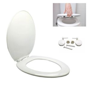 Universal Toilet Seat Cover Thickened Slow Fall Silent Round Head Toilet Seat Cover