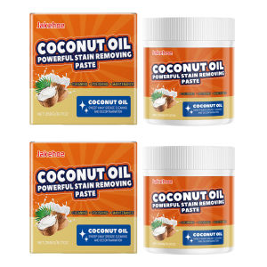 Jakehoe น้ำยาล้างคราบน้ำมันมะพร้าว Coconut Oil Stain Removing Paste ครีมกำจัดคราบสกปรก ครีมขจัดคราบ ครีมทำความสะอาดเครื่องครัว ครีมทำความสะอาดห้องน้ำ สนิมหนัก น้ำยาทําความสะอาด ขัดเงา การบํารุงรักษา ไม่มีการกระตุ้น