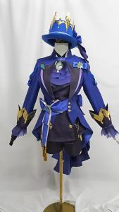 Beishui Trading Genshin Impact Furina Fontaine Black Water God of the Wilderness Furina 2D Character cos Retro clothing