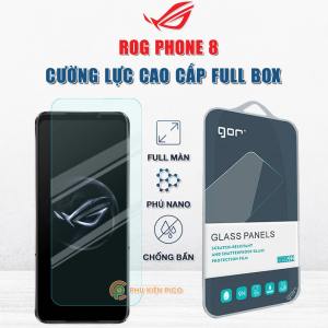 Kính cường lực Rog Phone 8 full màn hình chính hãng Gor phủ nano - Dán màn hình Asus RogPhone 8