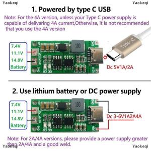 [COD] Yaokeqi 2S 3S 4S 1-4A Booster Module Lithium Polymer Lithium Ion Battery Charging Module Step-Up Boost LiPo Polymer Li-Ion Charger