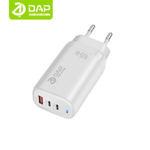 DAP D-AP65W Charger PD 65W 3.0A 3 Port Include Cable C to C Fast Charging - Garansi 1 Tahun