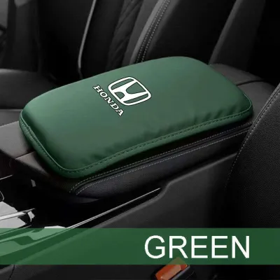 WorldAutoParts Suitable for Honda City Accord CRV Jazz Brio Satya etc Nappa Leather Armrest Booster Pad Car Elbow Rest