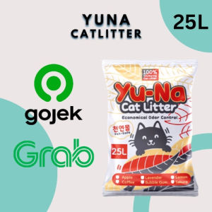 25 liter Pasir Kucing Gumpal Wangi YUNA Cat Litter Aroma Lavender