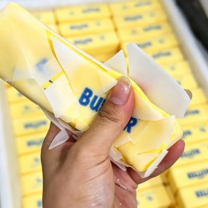 DJDK Wax Coating Butter Stick Squishy Sensory Fidget Sound Crispy Butter Bar Toy Boys Girls Finger Relax Crunchy Butter Stick Adult Kids