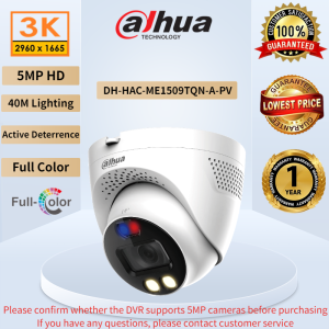 Dahua CCTV Camera（DH-HAC-ME1239TQN-A-PVE） 2MP/5MP Full-color  Eyeball Active Deterrence Indoor&Outdoor Analog Camera
