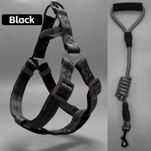 Dog Leash Pet Leash Dog Harness&Denim Adjustable Leash Belt Traction Leash For Small/Medium/Large