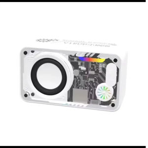 ลำโพงบลูทูธพร้อมส่ง สไตล์ใหม่ ลำโพงซับวูฟเฟอร์บลูทูธไร้สาย TWS สเตอริโอ Cyberpunk รุ่น V8 เสียงดี เบสแน่น