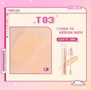 PINKFLASH #OhMyBreath Flawless Liquid Concealer Sponge Brush