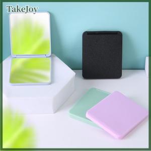 TakeJoy Plastic Folding Mirror Pocket Mini Portable Makeup Mirrors Travel Hand Small Mirror Vanity Foldable Compact Cosmetics Tools