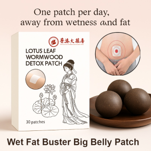Belly Slimming Patch with Lotus Leaf Mugwort Herbal Abdominal Navel Patch for Fat Reduction Natural Slimming Plester